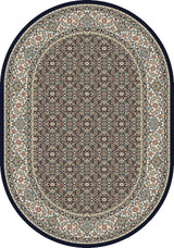 Dynamic Rugs Ancient Garden 57011 Navy Rugs - Oval