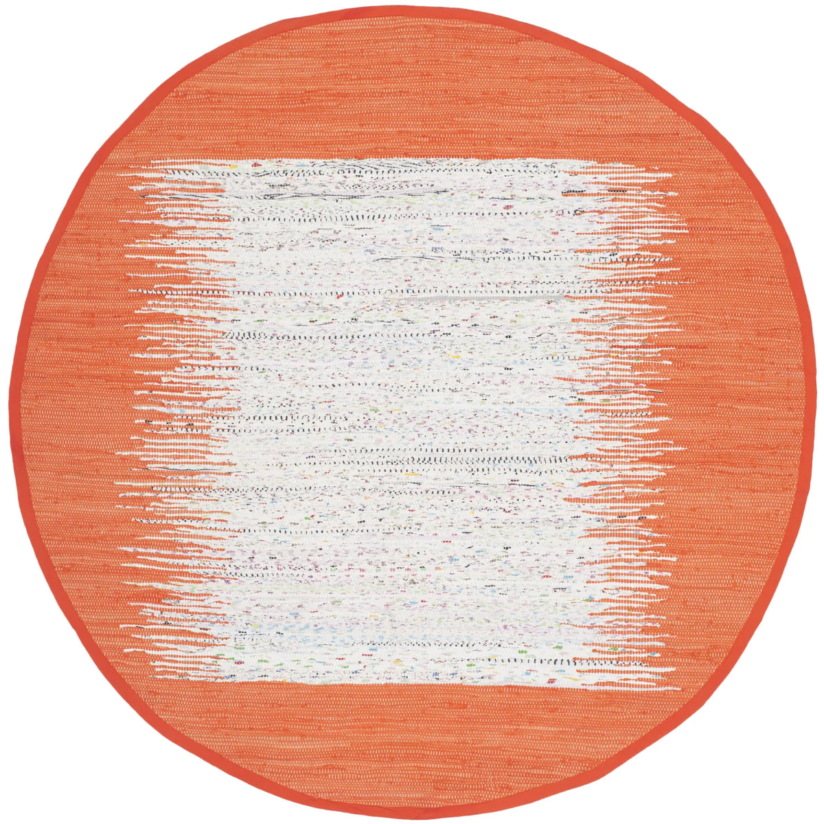 Safavieh Montauk 6'-0" x 6'-0" Rug in Ivory / Orange