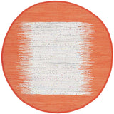 Safavieh Montauk 6'-0" x 6'-0" Rug in Ivory / Orange