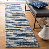 Safavieh Calista 2'-3" x 11'-0" Rug in Blue / Ivory