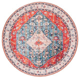 Safavieh Tucson 5'-0" x 5'-0" Rug in Beige / Blue