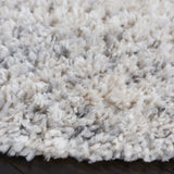 Safavieh Berber Shag 6'-7" x 6'-7" Rug in Grey / Charcoal