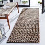 Safavieh Natural Fiber 2'-3" x 7'-0" Rug in Natural / Black