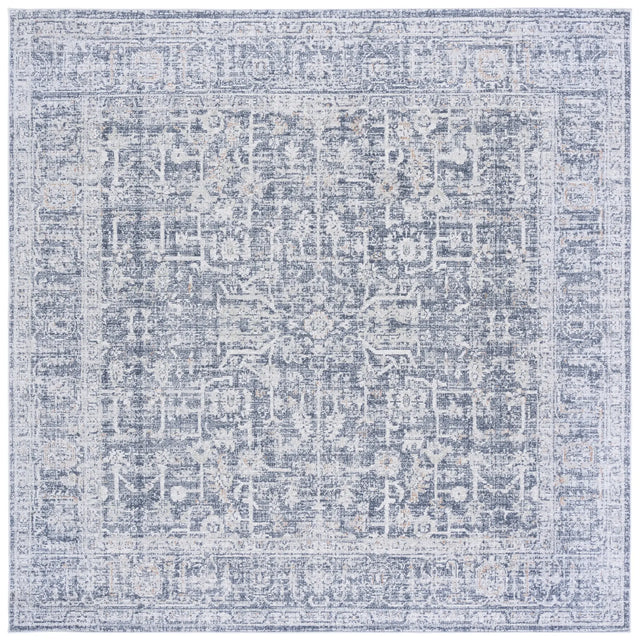 Safavieh Hunter 100 6'-7" x 6'-7" Rug in Ivory / Dark Grey / Sage