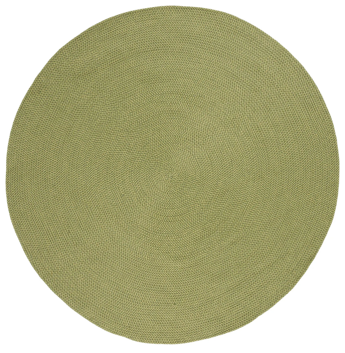 Safavieh Braided 5'-0" x 5'-0" Rug in Olive / Green