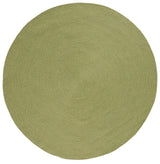 Safavieh Braided 5'-0" x 5'-0" Rug in Olive / Green