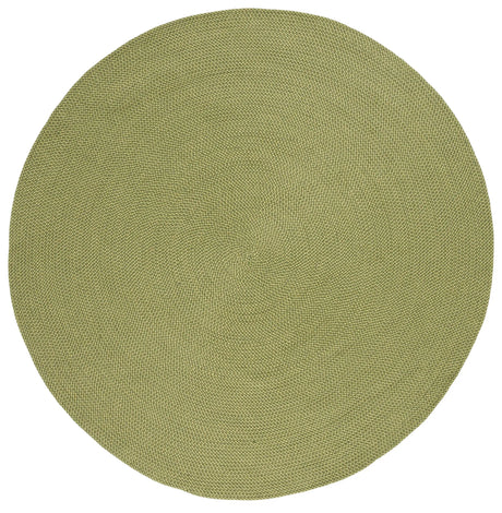 Safavieh Braided 5'-0" x 5'-0" Rug in Olive / Green