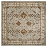 Safavieh Royalty 7'-0" x 7'-0" Rug in Light Grey / Cream