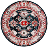 Safavieh Vintage Hamadan 6'-7" x 6'-7" Rug in Ivory / Blue