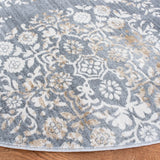 Safavieh Martha Stewart Isabella 6'-7" x 6'-7" Rug in Silver / Ivory