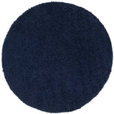 Safavieh Sga-Athens Shag 6'-7" x 6'-7" Rug in Navy
