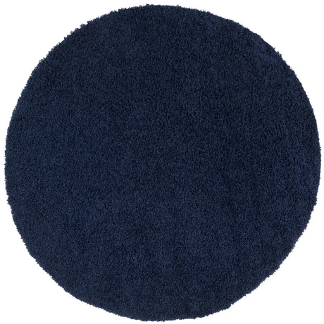 Safavieh Sga-Athens Shag 6'-7" x 6'-7" Rug in Navy