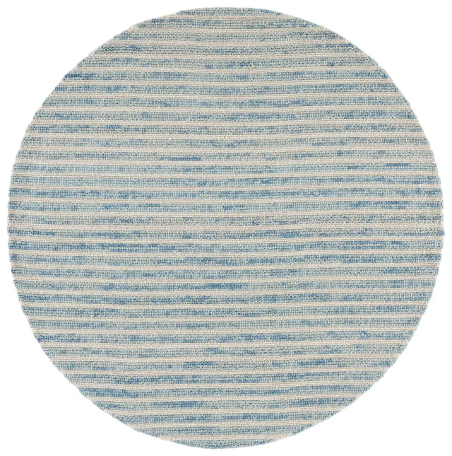 Safavieh Ebony 6'-0" x 6'-0" Rug in Light Blue / Ivory