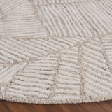 Safavieh Ebony 6'-0" x 6'-0" Rug in Beige / Ivory