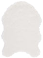 Safavieh Faux Sheep Skin 2'-0" x 3'-0" Rug in Ivory