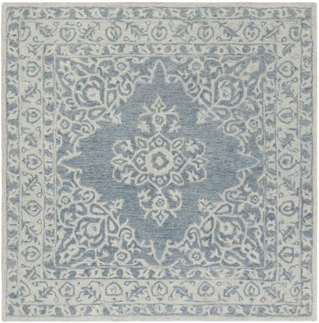 Safavieh Micro-Loop 5'-0" x 5'-0" Rug in Blue / Light Blue