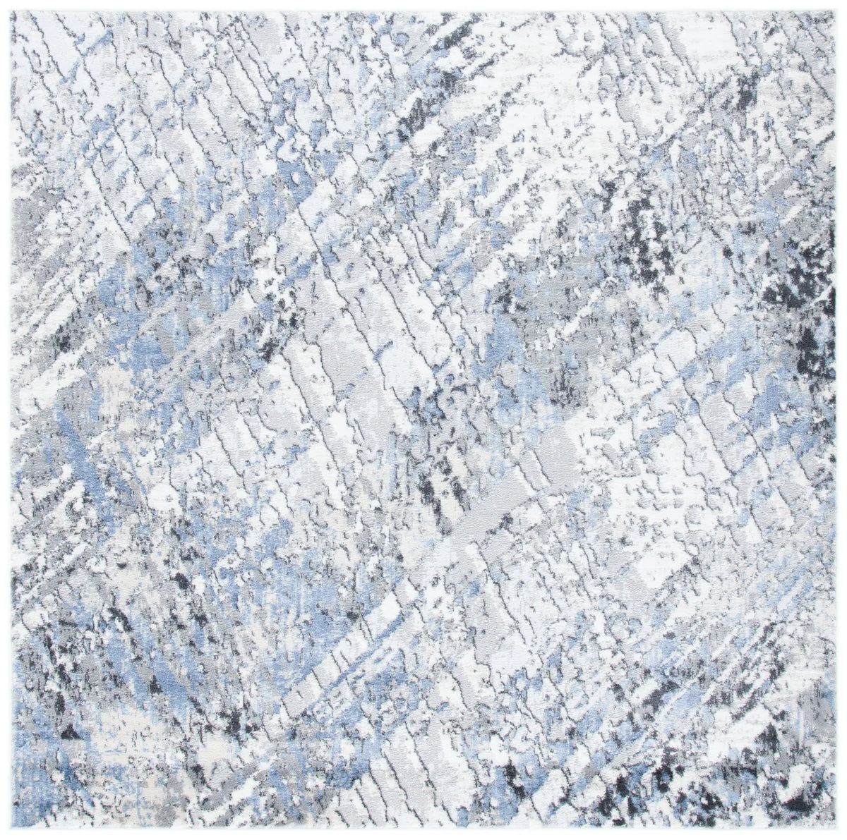 Safavieh Amelia 700 6'-7" x 6'-7" Rug in Ivory / Grey