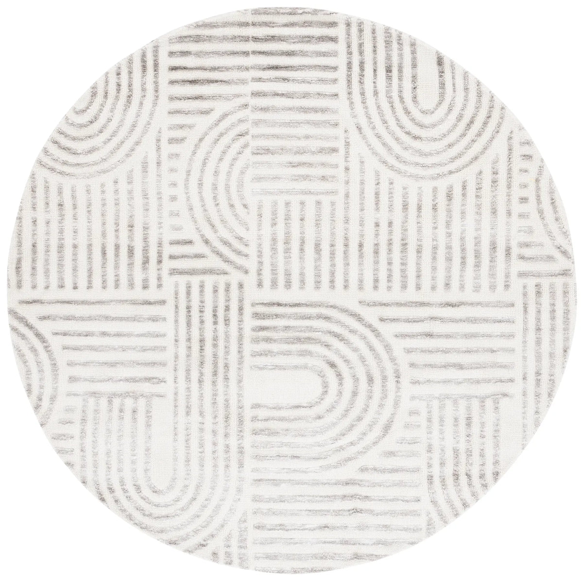 Safavieh Audrey 6'-0" x 6'-0" Rug in Ivory / Grey