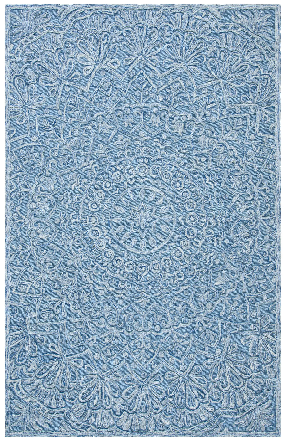 Safavieh Trace 5'-0" x 8'-0" Rug in Blue / Light Green