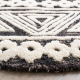 Safavieh Abstract 6'-0" x 6'-0" Rug in Ivory / Grey