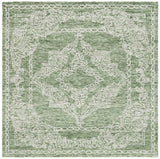 Safavieh Metro 5'-0" x 5'-0" Rug in Green / Ivory