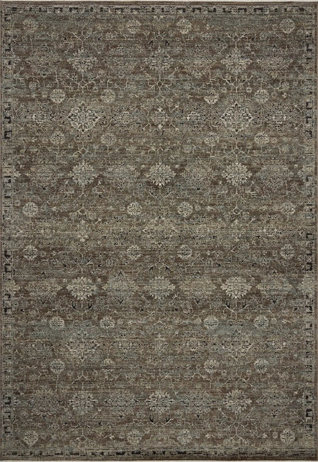 Loloi Briar BRR-06 Bark / Lagoon Rug - main flat