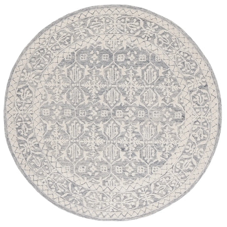 Safavieh Metro 6'-0" x 6'-0" Rug in Grey / Ivory