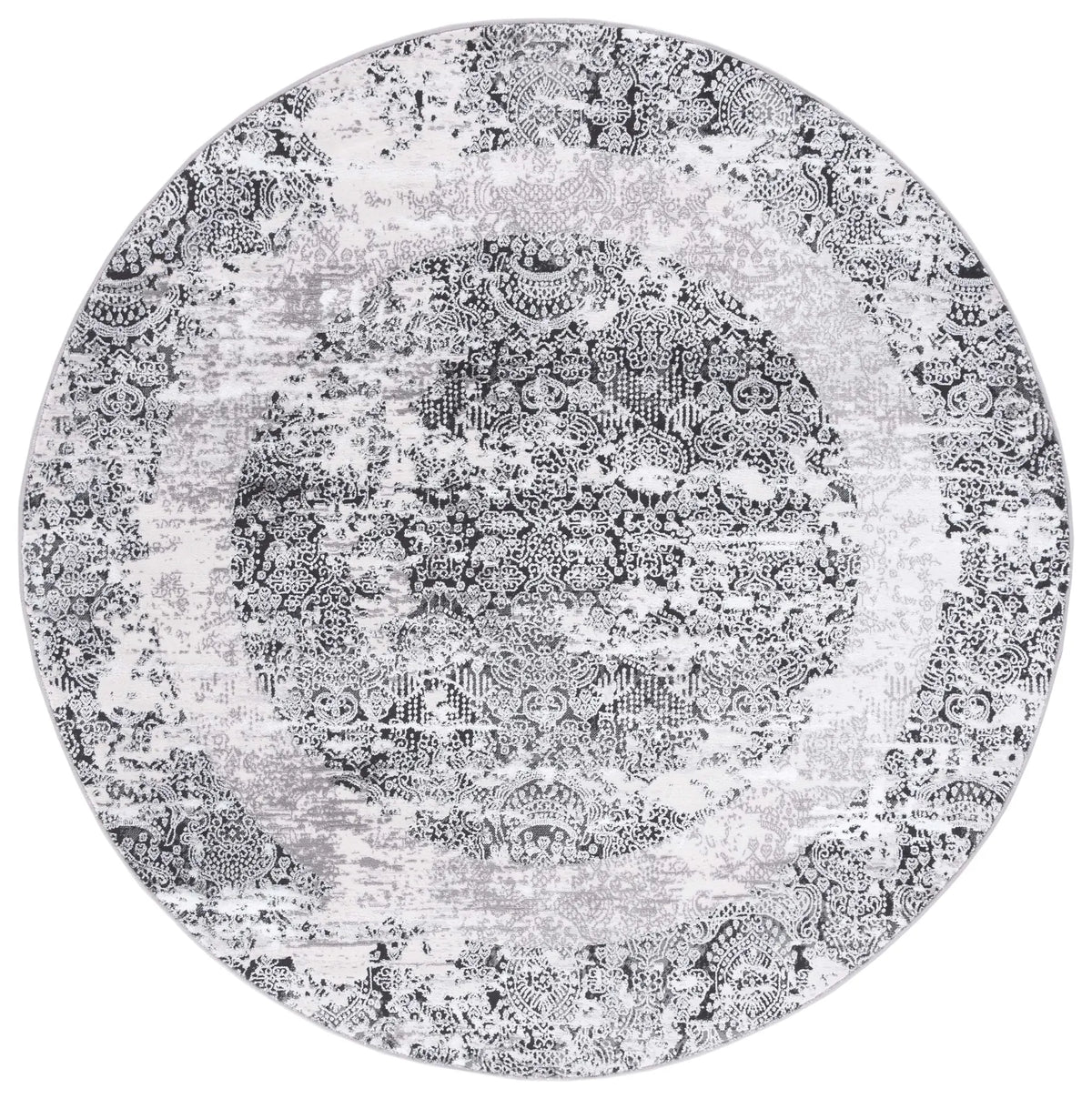 Safavieh Amelia 6'-7" x 6'-7" Rug in Grey / Charcoal