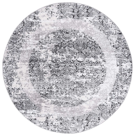 Safavieh Amelia 6'-7" x 6'-7" Rug in Grey / Charcoal