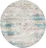 Safavieh Aria 6'-5" x 6'-5" Rug in Blue / Creme