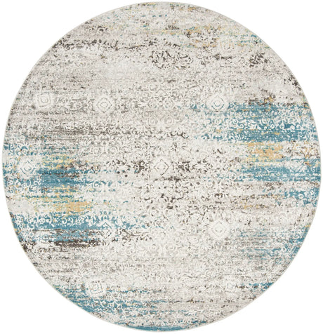 Safavieh Aria 6'-5" x 6'-5" Rug in Blue / Creme
