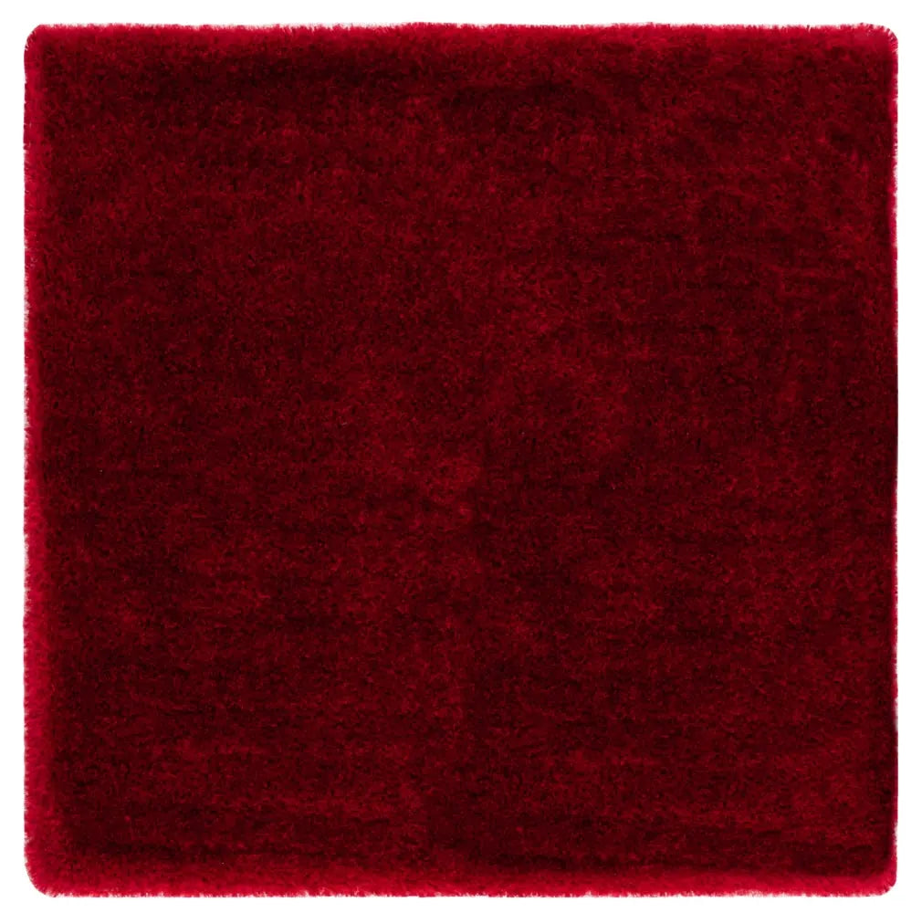 Safavieh Luxe Shag 6'-0" x 6'-0" Rug in Red