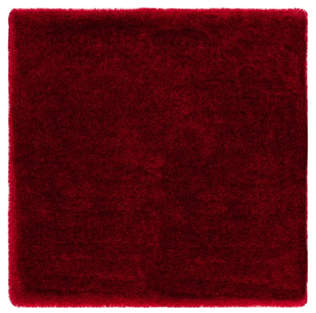 Safavieh Luxe Shag 6'-0" x 6'-0" Rug in Red