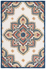 Safavieh Blossom 4'-0" x 6'-0" Rug in Ivory / Green