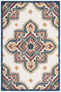 Safavieh Blossom 4'-0" x 6'-0" Rug in Ivory / Green