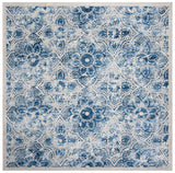 Safavieh Martha Stewart 28 6'-7" x 6'-7" Rug in Cream / Blue