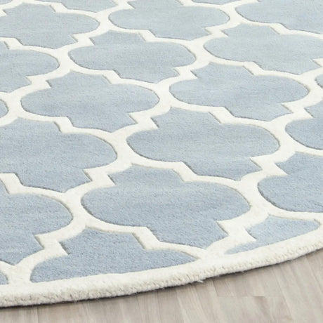 Safavieh Chatham 7'-0" x 7'-0" Rug in Blue / Ivory