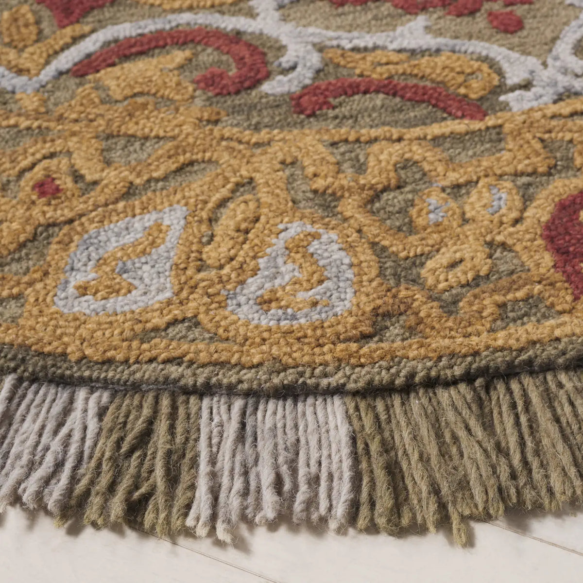 Safavieh Blossom 6'-0" x 6'-0" Rug in Green / Gold