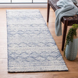 Safavieh Abstract 2'-3" x 8'-0" Rug in Blue / Ivory