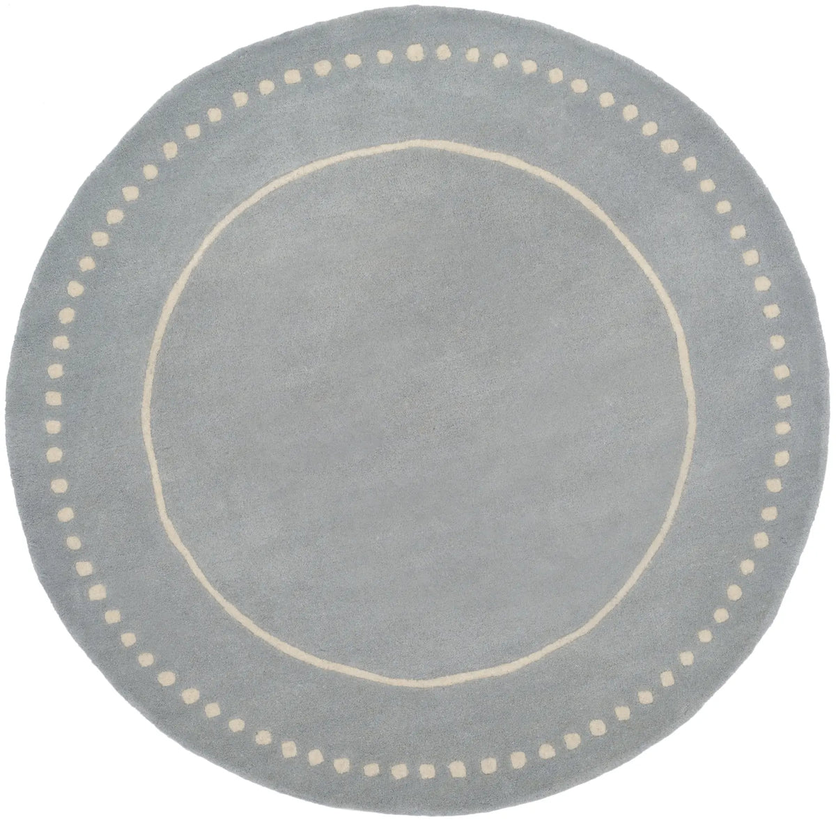Safavieh Bella 5'-0" x 5'-0" Rug in Light Blue / Ivory