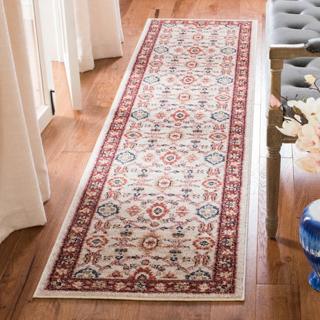 Safavieh Charleston 2'-0" x 8'-0" Rug in Ivory / Red
