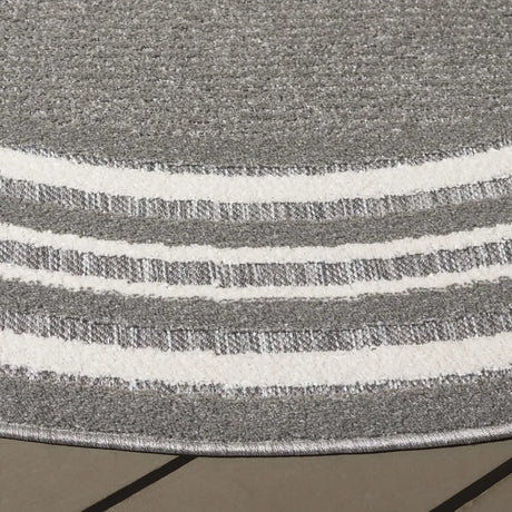Safavieh Cabana 6'-7" x 6'-7" Rug in Grey / Ivory