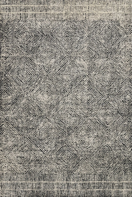 Loloi Kopa Ko-01 Black/Ivory Rug - main flat