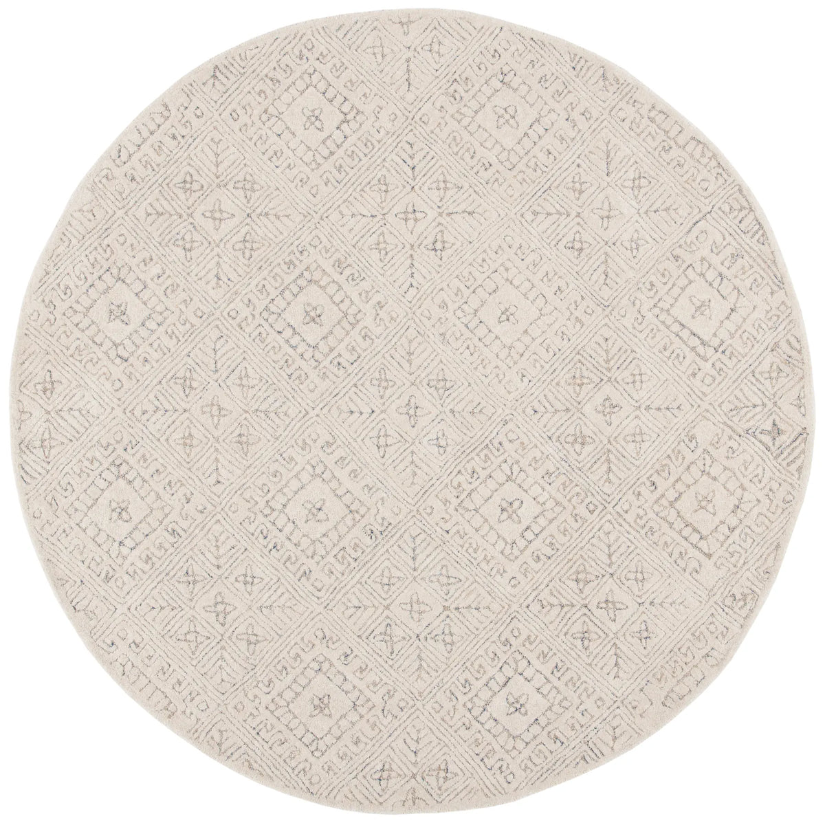 Safavieh Glamour 6'-0" x 6'-0" Rug in Ivory / Beige