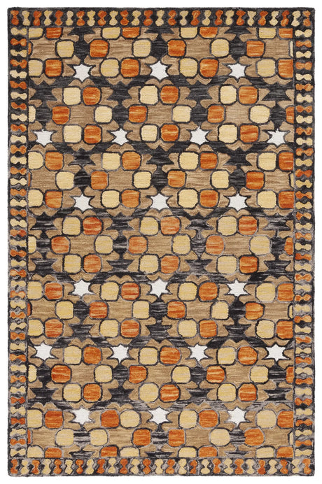 Safavieh Aspen 4'-0" x 6'-0" Rug in Light Yellow / Orange