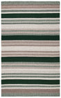 Safavieh Dhurries 4'-0" x 6'-0" Rug in Green / Grey