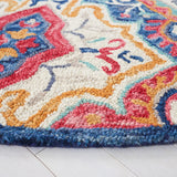 Safavieh Aspen 7'-0" x 7'-0" Rug in Blue / Rust