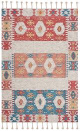 Safavieh Saffron 4'-0" x 6'-0" Rug in Rust / Beige