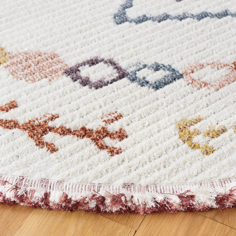 Safavieh Marrakesh 6'-7" x 6'-7" Rug in Ivory / Multi