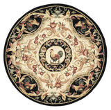 Safavieh Chelsea 4'-0" x 4'-0" Rug in Ivory / Black